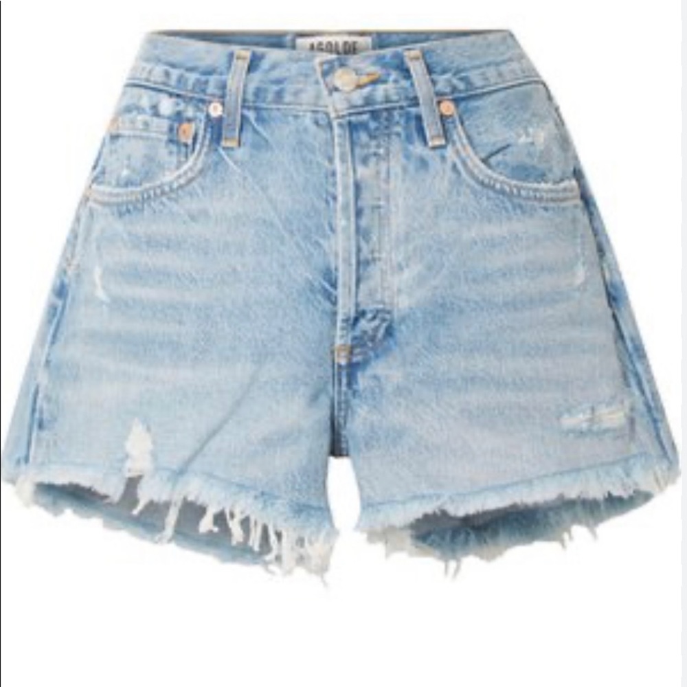 agolde parker long shorts